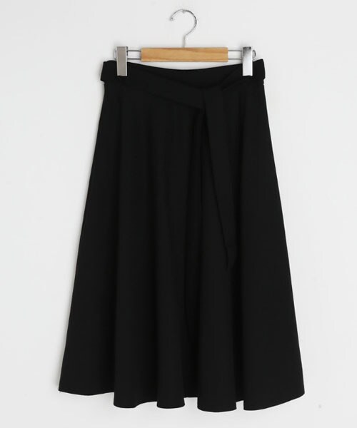 DHOLIC（ディーホリック）の「ウエストリボンスカート（スカート・レディース・グリーン/ブラック/ベージュ/レッド・FREE）」の2枚目の写真