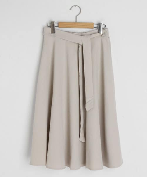 DHOLIC（ディーホリック）の「ウエストリボンスカート（スカート・レディース・グリーン/ブラック/ベージュ/レッド・FREE）」の3枚目の写真