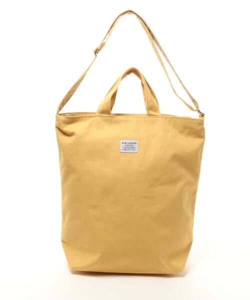LOWRYS FARM（ローリーズファーム）の「キャンバスショルダートート２（バッグ・レディース・オフ/イエロー/グリーン/ブルー・ナシ）」の4枚目の写真