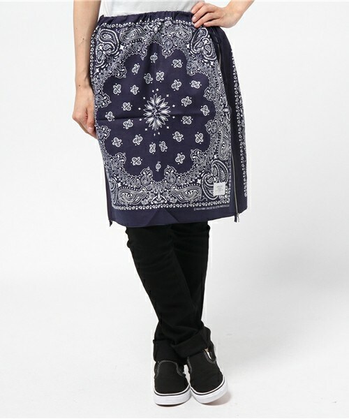 MEMENTISM（メメントイズム）の「バンダナスカート MD13AW-GD01W（スカート・レディース・その他/ホワイト/ブラック/サックスブルー/ネイビー/レッド・/FREE）」の20枚目の写真