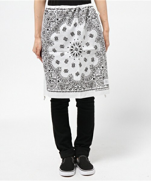MEMENTISM（メメントイズム）の「バンダナスカート MD13AW-GD01W（スカート・レディース・その他/ホワイト/ブラック/サックスブルー/ネイビー/レッド・/FREE）」の6枚目の写真