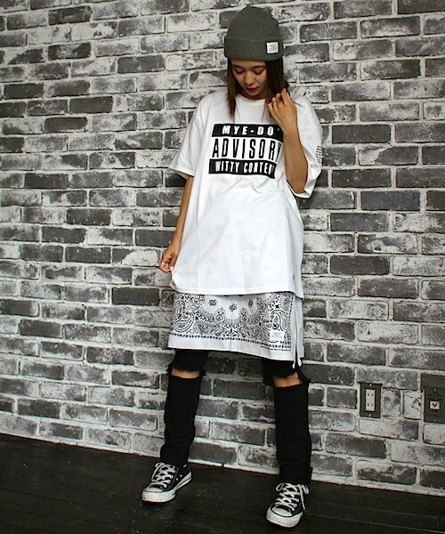 MEMENTISM（メメントイズム）の「バンダナスカート MD13AW-GD01W（スカート・レディース・その他/ホワイト/ブラック/サックスブルー/ネイビー/レッド・/FREE）」の19枚目の写真