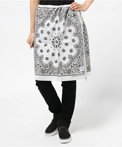 MEMENTISM（メメントイズム）の「バンダナスカート MD13AW-GD01W（スカート・レディース・その他/ホワイト/ブラック/サックスブルー/ネイビー/レッド・/FREE）」の16枚目の写真