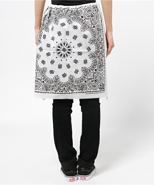 MEMENTISM（メメントイズム）の「バンダナスカート MD13AW-GD01W（スカート・レディース・その他/ホワイト/ブラック/サックスブルー/ネイビー/レッド・/FREE）」の8枚目の写真