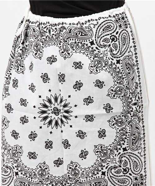 MEMENTISM（メメントイズム）の「バンダナスカート MD13AW-GD01W（スカート・レディース・その他/ホワイト/ブラック/サックスブルー/ネイビー/レッド・/FREE）」の10枚目の写真