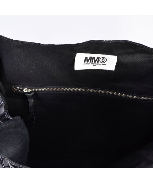 MM6 Maison Martin Margiela_(エムエム 6 メゾン マルタン マルジェラ)の「2014年秋冬MM6 Maison Martin Margiela(エムエム 6 メゾン マルタン マルジェラ)トートバッグ(その他・01/BLACK・Free)」の6枚目の写真