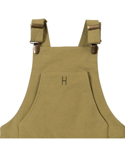 cache cache（カシュ カシュ）の「littlehedonist ＳＡＬＯＰＥＴＴＥ　ＬＯＬＡ(OLIVE DRAB)（その他パンツ・キッズ・その他）」の2枚目の写真