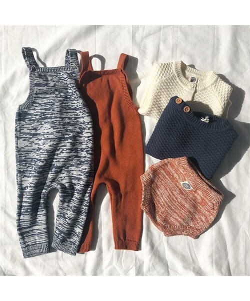 cache cache（カシュ カシュ）の「LE PETIT GERMAIN   BLOOMER  AIMEE（mix brown）（その他パンツ・キッズ・その他）」の2枚目の写真