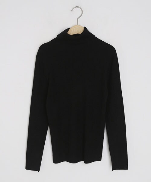 DHOLIC（ディーホリック）の「タートルネックニット（ニット/セーター・レディース・ホワイト/グレー/ブルー/ブラウン/ブラック/ベージュ・FREE）」の2枚目の写真