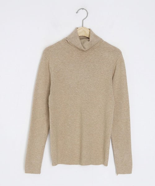 DHOLIC（ディーホリック）の「タートルネックニット（ニット/セーター・レディース・ホワイト/グレー/ブルー/ブラウン/ブラック/ベージュ・FREE）」の5枚目の写真