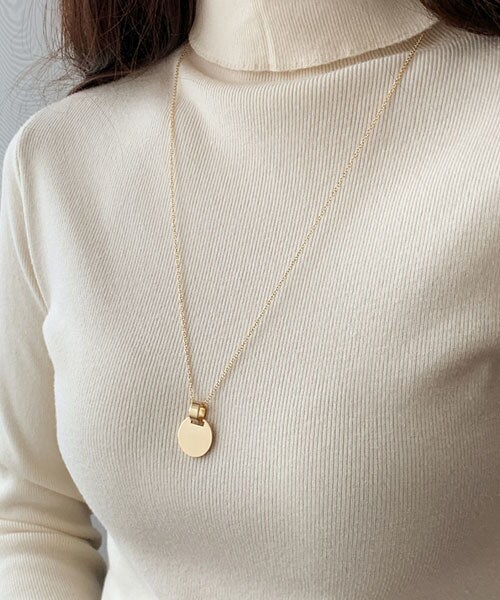 DHOLIC(ディーホリック)の「2TYPEペンダントネックレス(ネックレス・レディース・ゴールド/その他・FREE)」の2枚目の写真