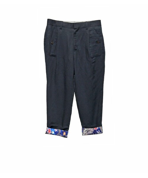 DIET BUTCHER(ダイエットブッチャー)の「ヘリンボーンパンツ(その他パンツ・メンズ・NAVY/BLACK ・1)」の1枚目の写真