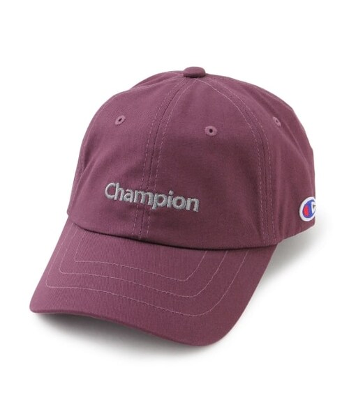 JUNRED（ジュンレッド）の「【Champion】ツイルローキャップ（帽子・メンズ・ブラック/ベージュ/パープル/イエロー・F）」の3枚目の写真