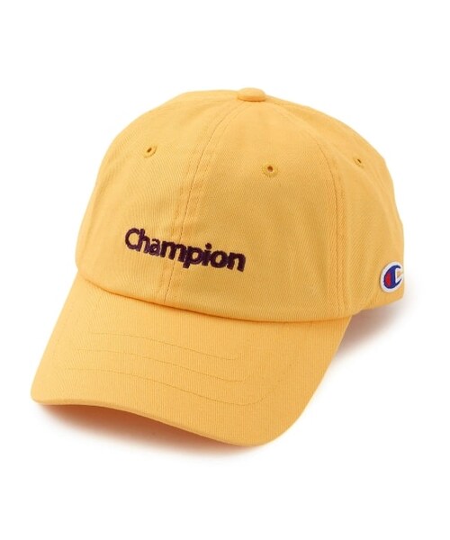 JUNRED（ジュンレッド）の「【Champion】ツイルローキャップ（帽子・メンズ・ブラック/ベージュ/パープル/イエロー・F）」の4枚目の写真