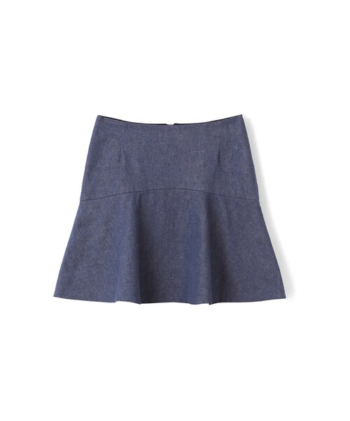 MAISON DE REEFUR(メゾンドリーファー)の「Denim Peplum Skirt(BOTTOMS・レディース・Blue・36/38)」の1枚目の写真