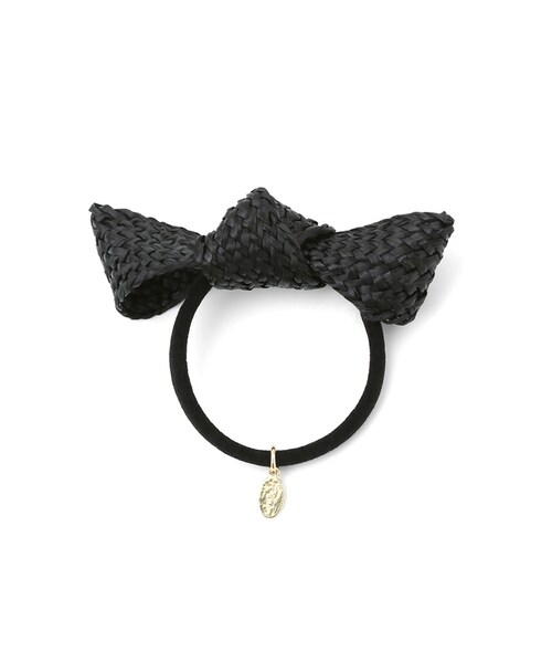 MAISON DE REEFUR(メゾンドリーファー)の「Raffia Hair Elastic(ACCESSORIES・レディース・Black/Beige/Green・F)」の1枚目の写真