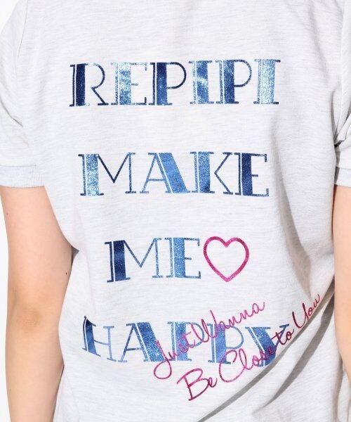 repipi armario（レピピ アルマリオ）の「パステルモクパーカー（トップス・レディース・ライトグレー/イエロー/パープル・ＸＳ/Ｓ/Ｍ）」の9枚目の写真