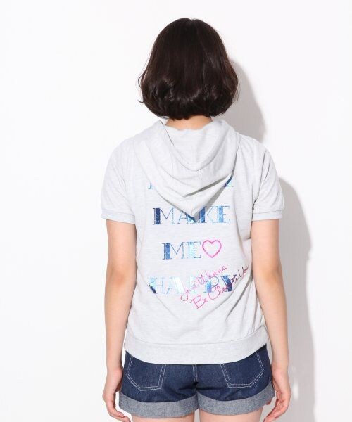 repipi armario（レピピ アルマリオ）の「パステルモクパーカー（トップス・レディース・ライトグレー/イエロー/パープル・ＸＳ/Ｓ/Ｍ）」の5枚目の写真