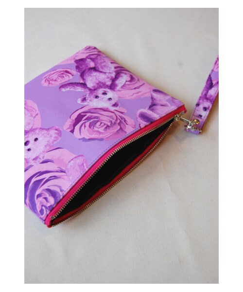 G.V.G.V.（ジーヴィージーヴィー）の「DREAM BEAR CLUTCH（バッグ・レディース・NAVY/PINK・F）」の9枚目の写真