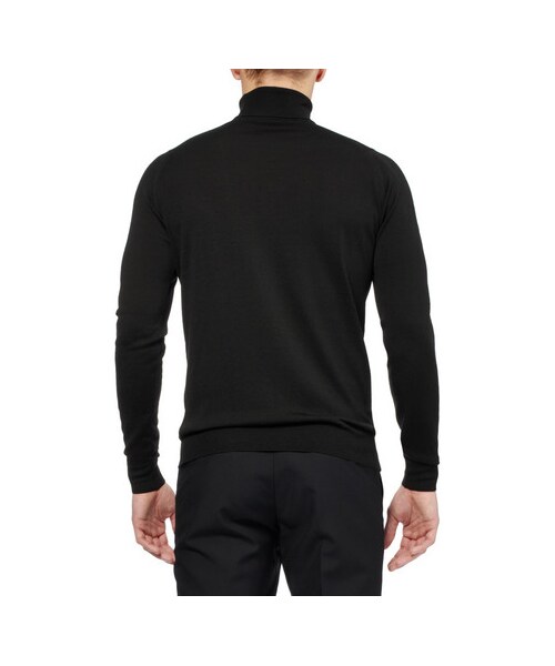JOHN SMEDLEY（ジョンスメドレー）の「Belvoir Rollneck Merino Wool Sweater（その他・メンズ・Black・S/M/L/XL/XXL）」の3枚目の写真