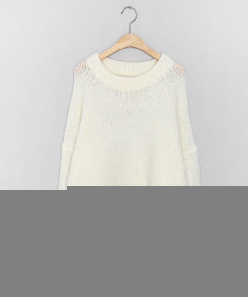 DHOLIC（ディーホリック）の「パステルカラールーズニット（ニット/セーター・レディース・オレンジ/ホワイト/ピンク/ブルー/グリーン・FREE）」の2枚目の写真