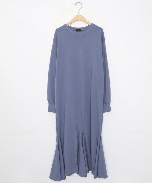 DHOLIC（ディーホリック）の「フレアヘムワンピース（ワンピース・レディース・ブラック/ブルー/ベージュ・FREE）」の3枚目の写真