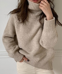 DHOLIC STYLE | [naning9] ワイドタートルネックニット(ニット/セーター)