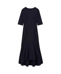 styling/ | styling/ kei shirahata バックジップ　ラッフルヘムドレス(ワンピース)