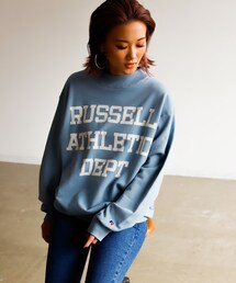 Auntie Rosa Holiday | ”RUSSELL ATHLETIC"モックネックPO(スウェット)