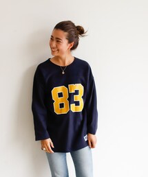 Auntie Rosa Holiday | "RUSSELL ATHLETIC" cotton jersey Foot ball tee(Tシャツ/カットソー)