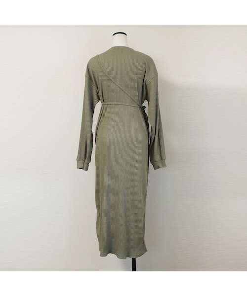 no brand（ノーブランド）の「アシメリブスリットロングOP（ワンピース・レディース・その他）」の12枚目の写真