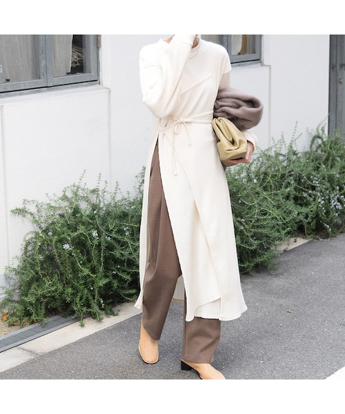 no brand（ノーブランド）の「アシメリブスリットロングOP（ワンピース・レディース・その他）」の7枚目の写真