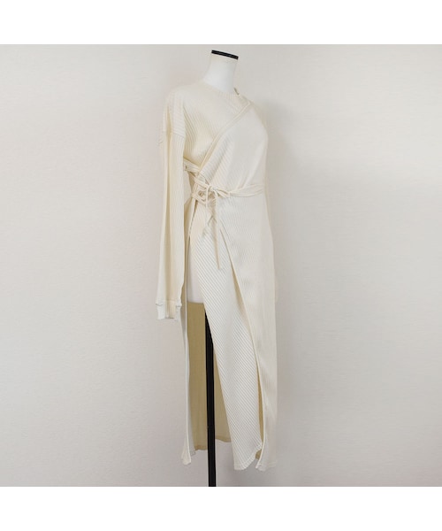 no brand（ノーブランド）の「アシメリブスリットロングOP（ワンピース・レディース・その他）」の10枚目の写真