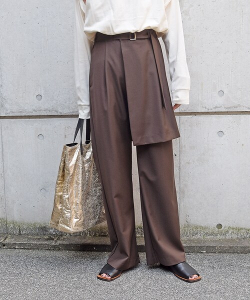 no brand（ノーブランド）の「サロンワイドPT（その他パンツ・レディース・その他）」の3枚目の写真