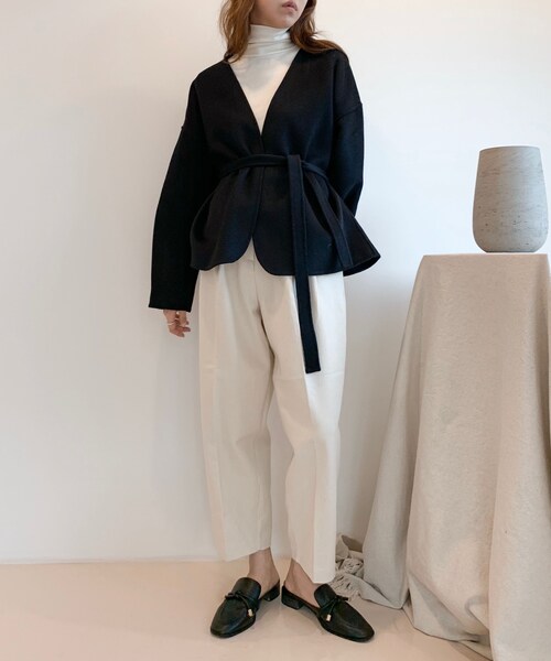 Didot.（ディドット）の「[ hand made ]  no collar jk（ノーカラージャケット・レディース・その他）」の4枚目の写真