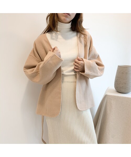 Didot.（ディドット）の「[ hand made ]  no collar jk（ノーカラージャケット・レディース・その他）」の6枚目の写真