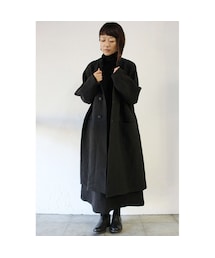 susuri ススリ　スウィンギンコート　ブラウン SUSURI ススリ マルトコート #black 【送料無料】 | sukima-スキマ