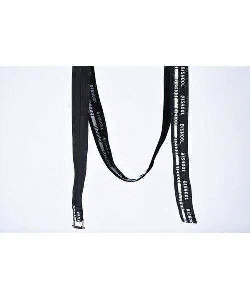 BISHOOL（ビシュール）の「BISHOOL Wool Gabardine BISHOOL Belt mocha / black / wine / dark brown / dark khaki（ベルト・レディース・ベージュ/ブラック/レッド/グリーン・ONE SIZE）」の2枚目の写真