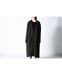 BISHOOL | BISHOOL Wool Gabardine Liberty Long Jacket Coat dark khaki(その他アウター)