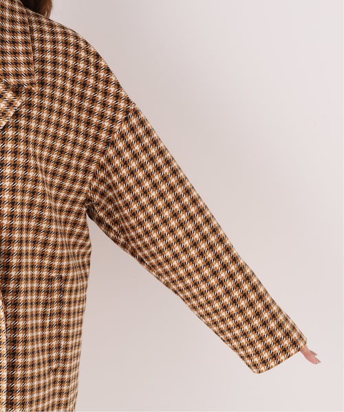 Spick & Span(スピックアンドスパン)の「チェックジャケット(ジャケット/アウター・キャメル/フリー/在庫あり)」の9枚目の写真