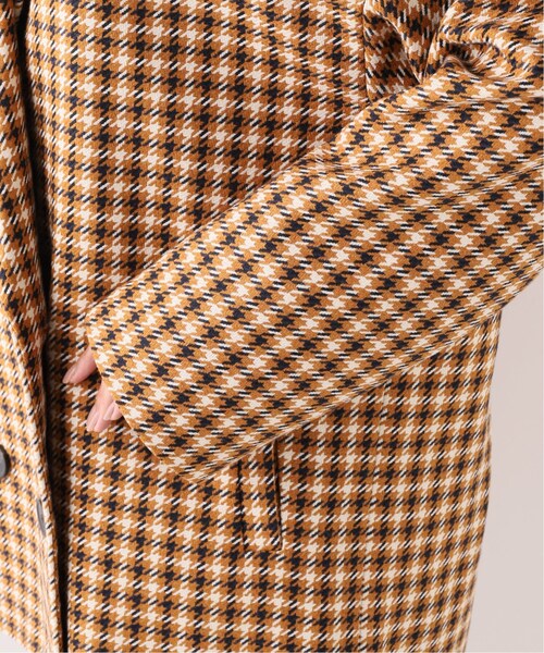 Spick & Span(スピックアンドスパン)の「チェックジャケット(ジャケット/アウター・キャメル/フリー/在庫あり)」の10枚目の写真