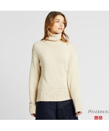UNIQLO | ローゲージタートルネックセーター（長袖）(ニット/セーター)