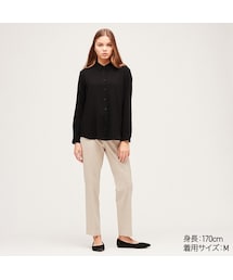 UNIQLO | レーヨンブラウス（長袖）(シャツ/ブラウス)