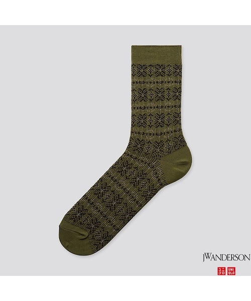 UNIQLO（ユニクロ）の「ソックス（ソックス/靴下・メンズ・WINE 18/DARK GRAY 08/BLACK 09/BROWN 35/BLUE 63/OLIVE 57・27-29/25-27）」の5枚目の写真