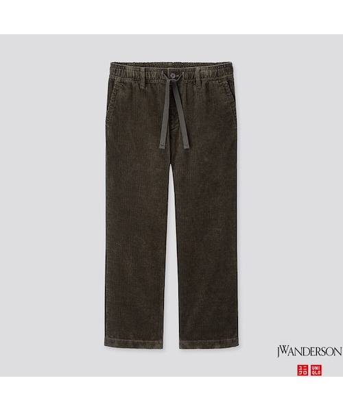 UNIQLO（ユニクロ）の「コーデュロイドローストリングパンツ（その他パンツ・メンズ・BROWN 35/DARK GREEN 59/DARK GRAY 08・XXL/XL/XS/L/S/M）」の3枚目の写真