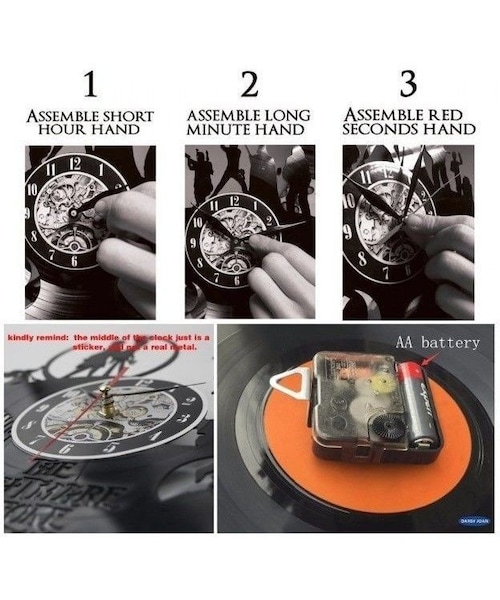 一点もの！】オリジナル 本物レコードを使用した壁掛け時計