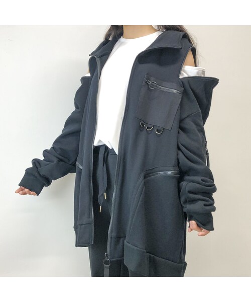 NICK NEEDLES（ニックニードルズ）の「NICK NEEDLES / 7ZIP PARKA / BLACK（パーカー・その他）」の9枚目の写真