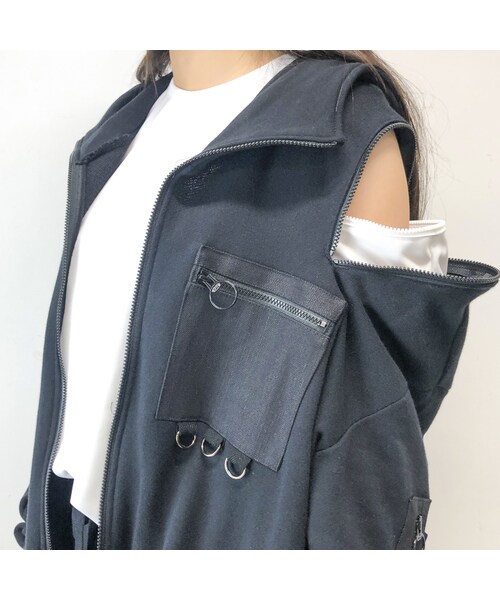 NICK NEEDLES（ニックニードルズ）の「NICK NEEDLES / 7ZIP PARKA / BLACK（パーカー・その他）」の8枚目の写真