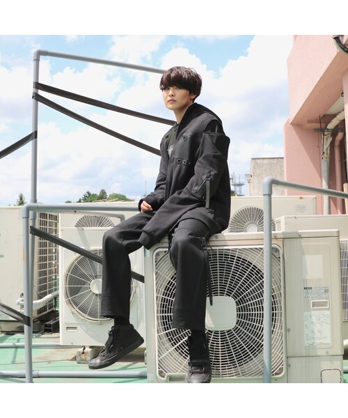 NICK NEEDLES（ニックニードルズ）の「NICK NEEDLES / 7ZIP PARKA / BLACK（パーカー・その他）」の2枚目の写真