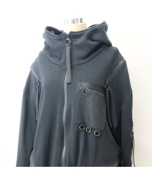 NICK NEEDLES（ニックニードルズ）の「NICK NEEDLES / 7ZIP PARKA / BLACK（パーカー・その他）」の6枚目の写真